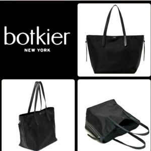Botkier New York Side Zip Bond Tote, Black, Large